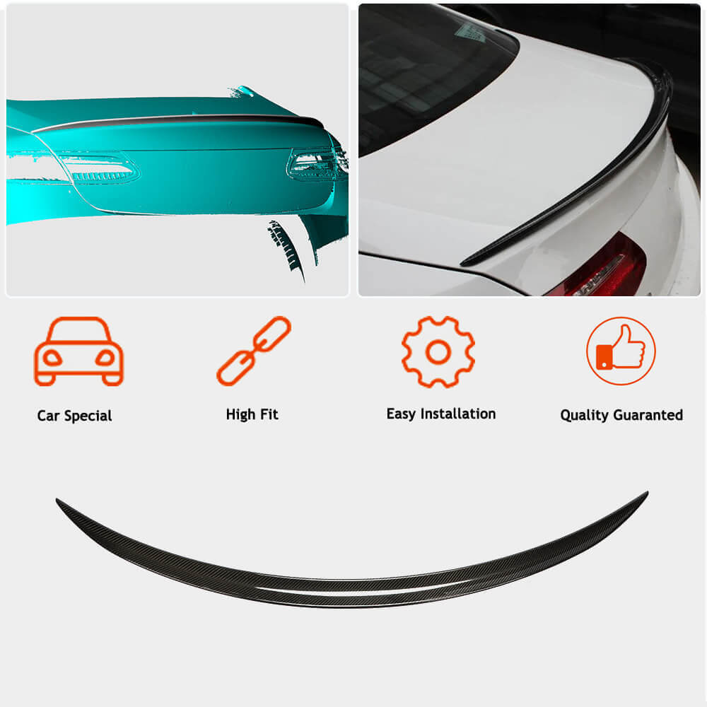 Spoiler V7 (Carbon) for Mercedes E-class coupe C238 - image 2