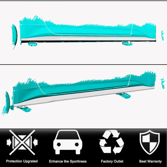 Side sills (Carbon) for Ford Mustang 2024- gg. - image 2
