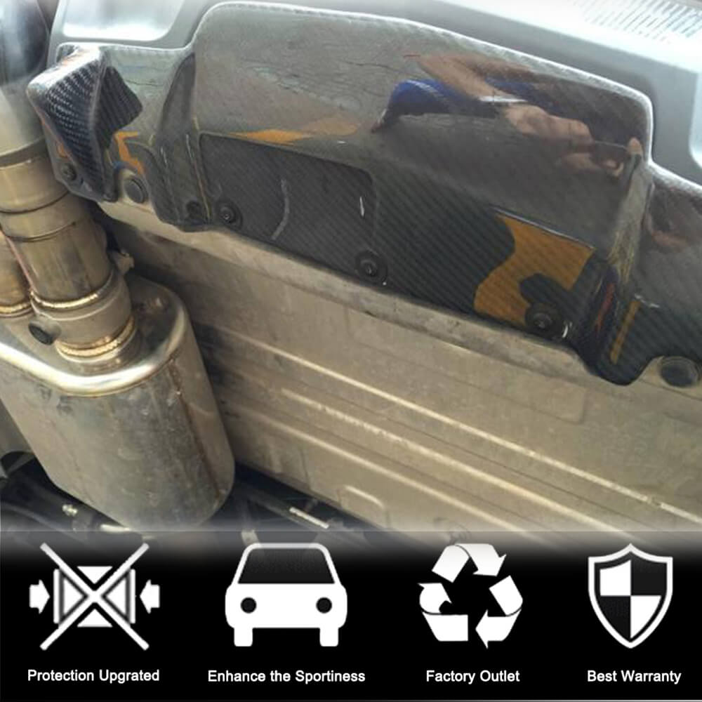 Rear Bumper Diffuser (for Base, Carbon) for Cadillac ATS 2012-2019 - image 2