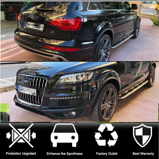 Wheel Arch Fender Flares Glossy Black PU for Audi Q7 2005-2015 - image 2