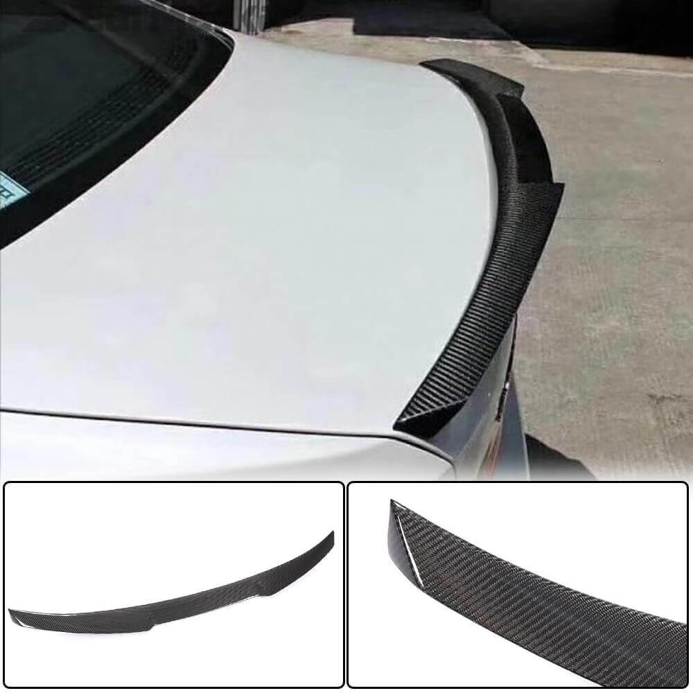 Rear Trunk Spoiler Carbon Fiber V6 (SD) for BMW 5 Series G30/31 2017-2023 - image 2