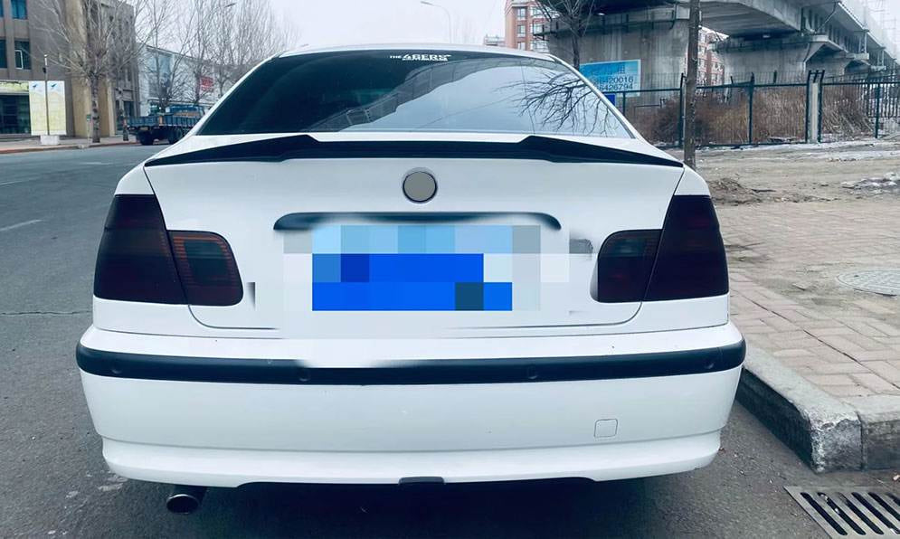 Rear Trunk Spoiler Carbon Fiber V2 (SD) for BMW 3 series E-46 1998-2006 - image 2