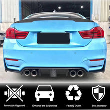 Rear Bumper Diffuser With Brake Light Carbon Fiber V12 (for F82/F83) for BMW 4 series F-32 2012-2020 - image 2