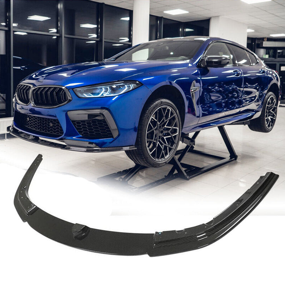 Front Bumper Lip Spoiler (for F91/F92/F93 M8, Carbon) for BMW 8 cерія G14/G15/G16 2018- - image 2