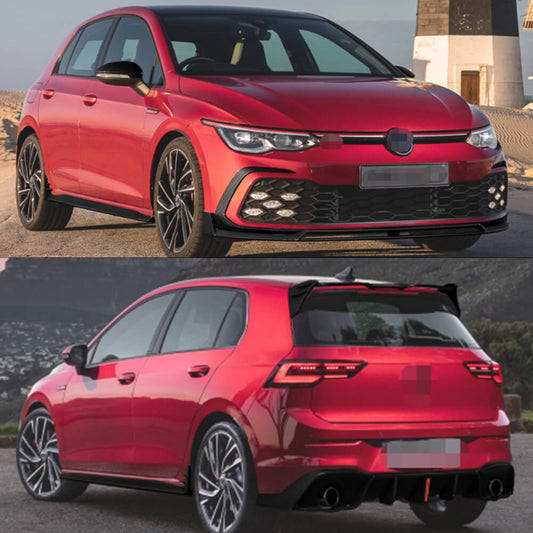 Body Kit Carbon FullSet (for GTI & R EU HB 2019-2024), Carbon) for Volkswagen Golf 8 - image 2