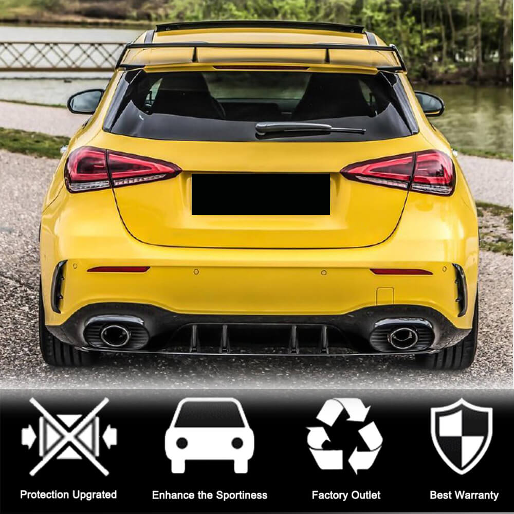Spoiler V3 (for HB, Carbon) for Mercedes A-сlass W177 2018- - image 2
