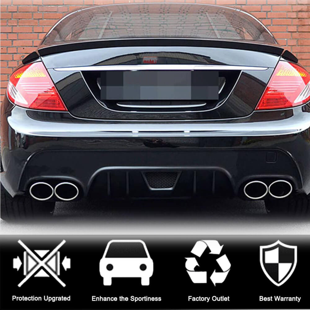 Spoiler (Carbon) for Mercedes CL-class C216 2006-2014 - image 2