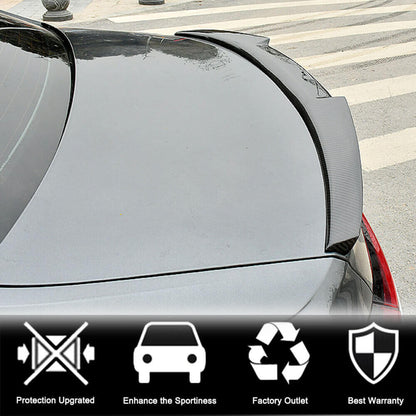 Rear Trunk Spoiler Carbon Fiber V2 for Audi A6 C8 2018- - image 2