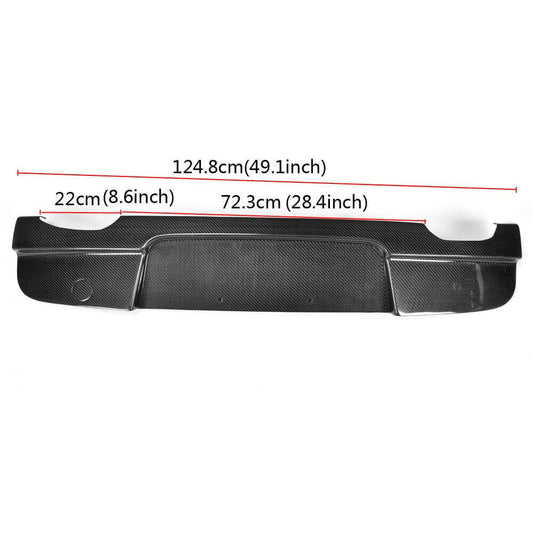 Rear Bumper Diffuser Carbon Fiber V3 (for E87 M Sport) for BMW 1 series E81/82/87/88 2004-2011 - image 2