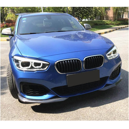 Front Bumper Flap Extensions (for M-Sport 2015-2019, Carbon) for BMW 1 Series F20/F21 2011-2019 - image 2