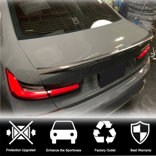 Rear Trunk Spoiler Carbon Fiber V11 (SD) for BMW 3 series G20/21 2018- - image 2