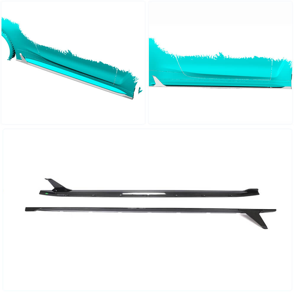 Side Skirt Extensions V3 (for G82/G83, Carbon) for BMW 4 Series G22/23/26 2020- - image 2