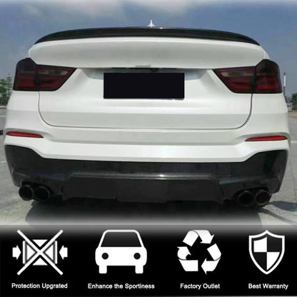 Rear Trunk Spoiler Carbon Fiber V2 for BMW X4 F-26 2014-2018 - image 2