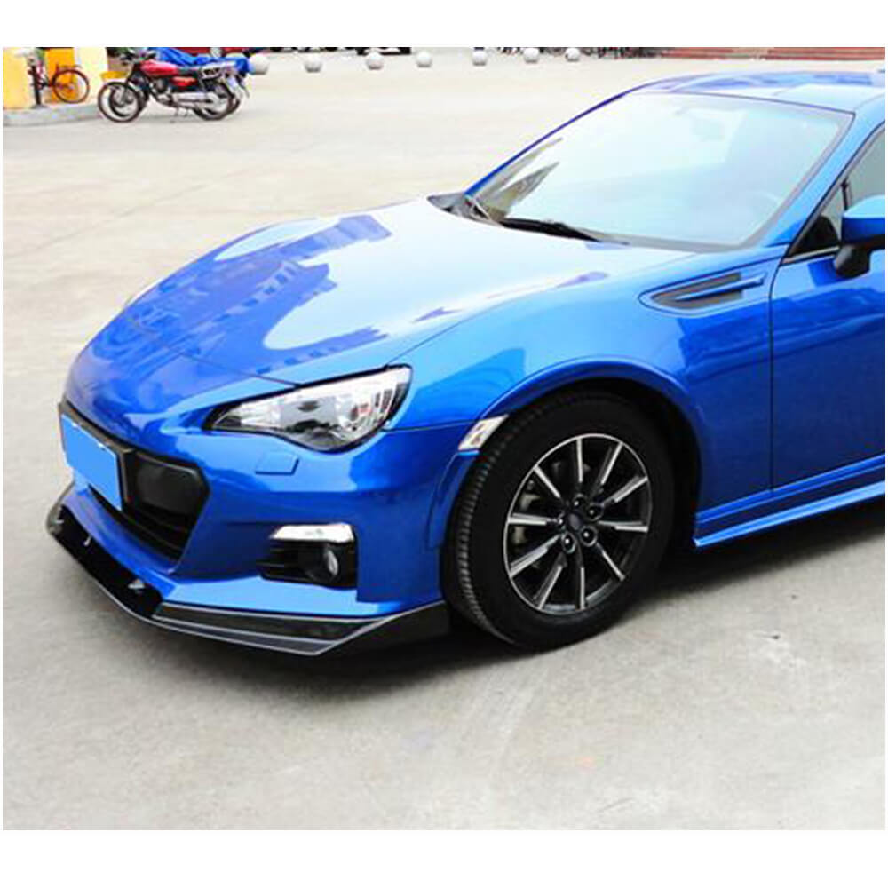 Front Bumper Lip Spoiler (2013-2016, Carbon) for Subaru BRZ 2012-2021 - image 2