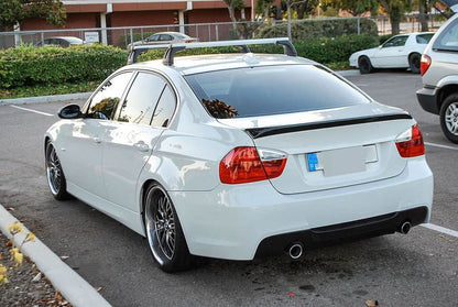 Rear Bumper Diffuser V3 for E90 M-Sport, Carbon for BMW 3 Series E90/E91 2005-2011 - image 2