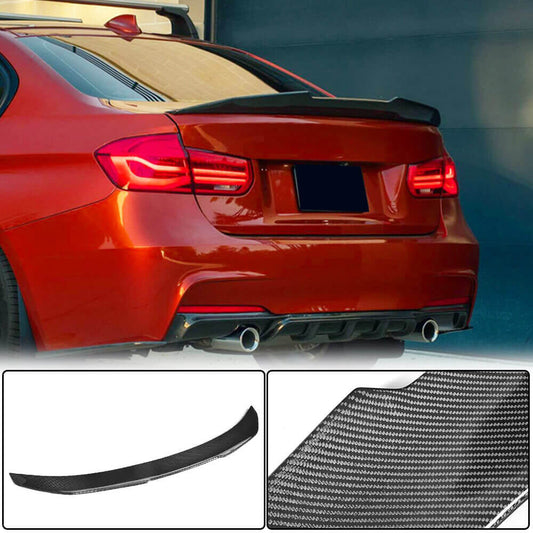 Rear Trunk Spoiler Carbon Fiber V2 (SD) for BMW 3 series F-30/31/34 2012-2019 - image 2