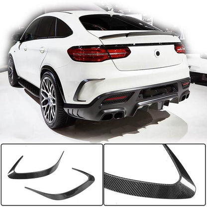 Covers on the rear bumper (Carbon) for Mercedes GLE coupe C292 2015-2019 - image 2