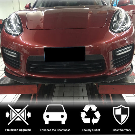 Lip V1 front bumper cover (for Turbo/Turbo S/GTS) for Porsche Panamera 2009-2016 - image 2