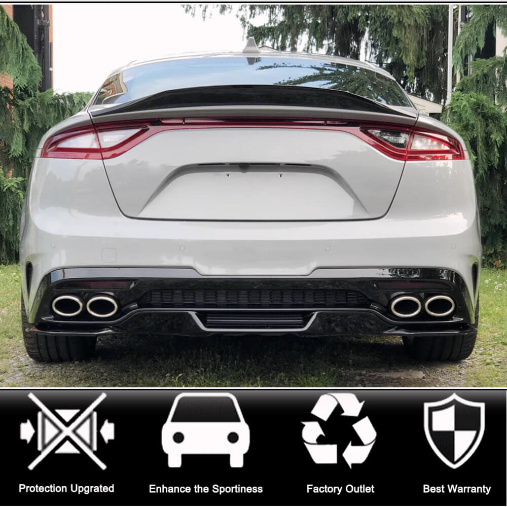 Spoiler V2 (Carbon) for Kia Stinger - image 2
