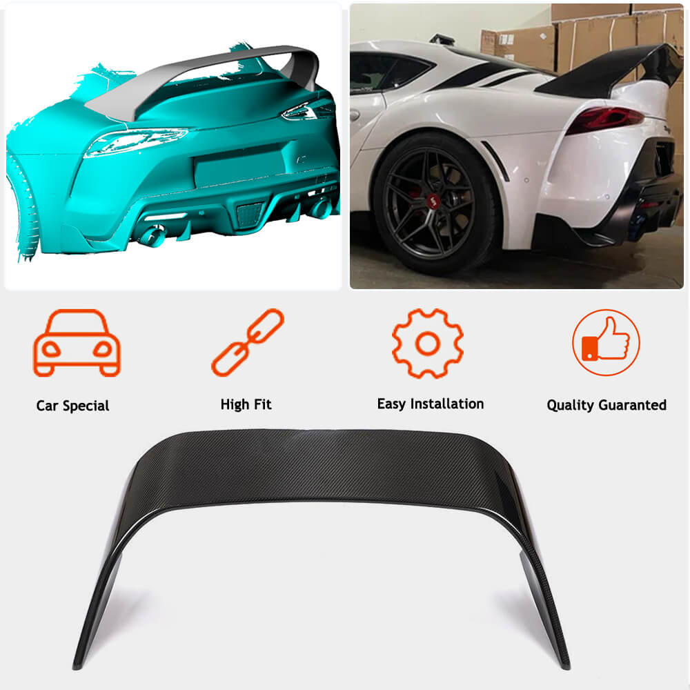 Spoiler V1 (Carbon) for Toyota Supra 2019- - image 2
