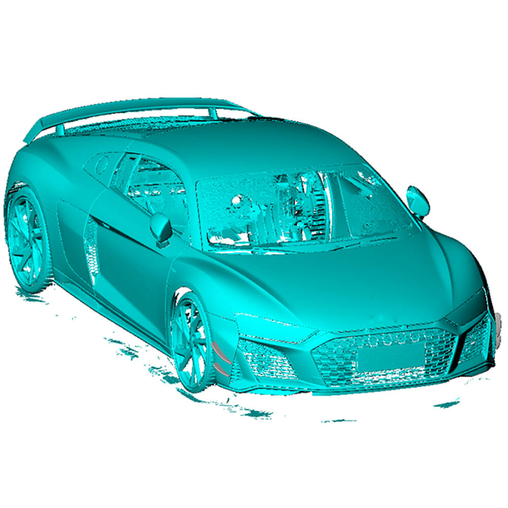 Front bumper extensions (2023+, Carbon) for Audi R8 2015- - image 2