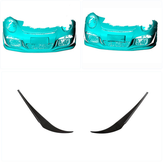 Covers on the front bumper V1 (for GT3 (RS) 2014-2015, Carbon) for Porsche 911 2012-2018 - image 2