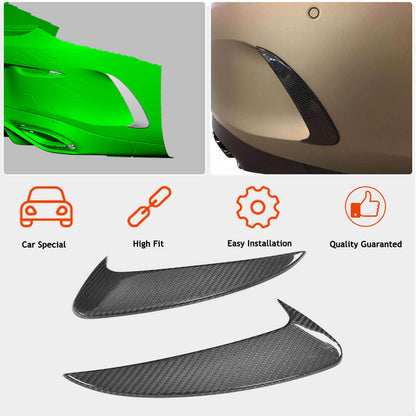 Rear Bumper Covers (for AMG-Line 2017-2019, Carbon) for Mercedes E-class coupe C238 2016-2024 - image 2