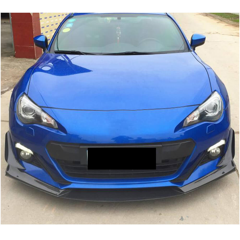 Cover on the front bumper Lip V2 (Carbon) for Toyota GT86 - image 2