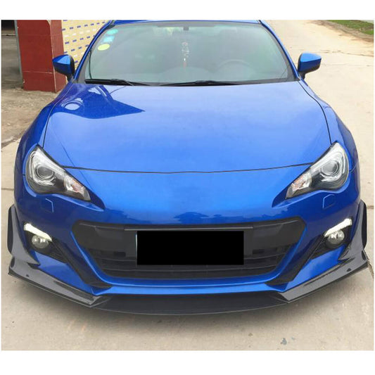 Cover on the front bumper Lip V2 (Carbon) for Toyota GT86 - image 2