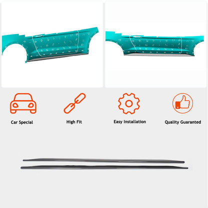 Side sills V1 (Carbon) for Ford Mustang 2015-2023 - image 2