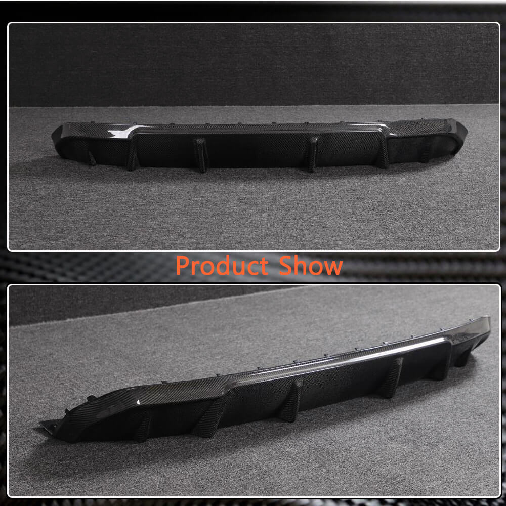 Rear Bumper Diffuser Carbon Fiber for BMW I4 (G26) 2022- - image 2