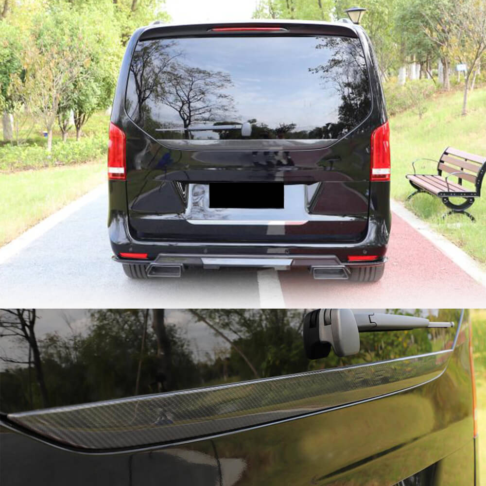Lower spoiler (Dry carbon) for Mercedes Vito / V-class W447 2014↗ year - image 2