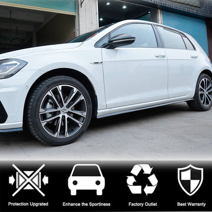 Side Skirts (for R/R-Line 2017-2020, Carbon) for Volkswagen Golf 7/E-Golf 2012-2020 - image 2