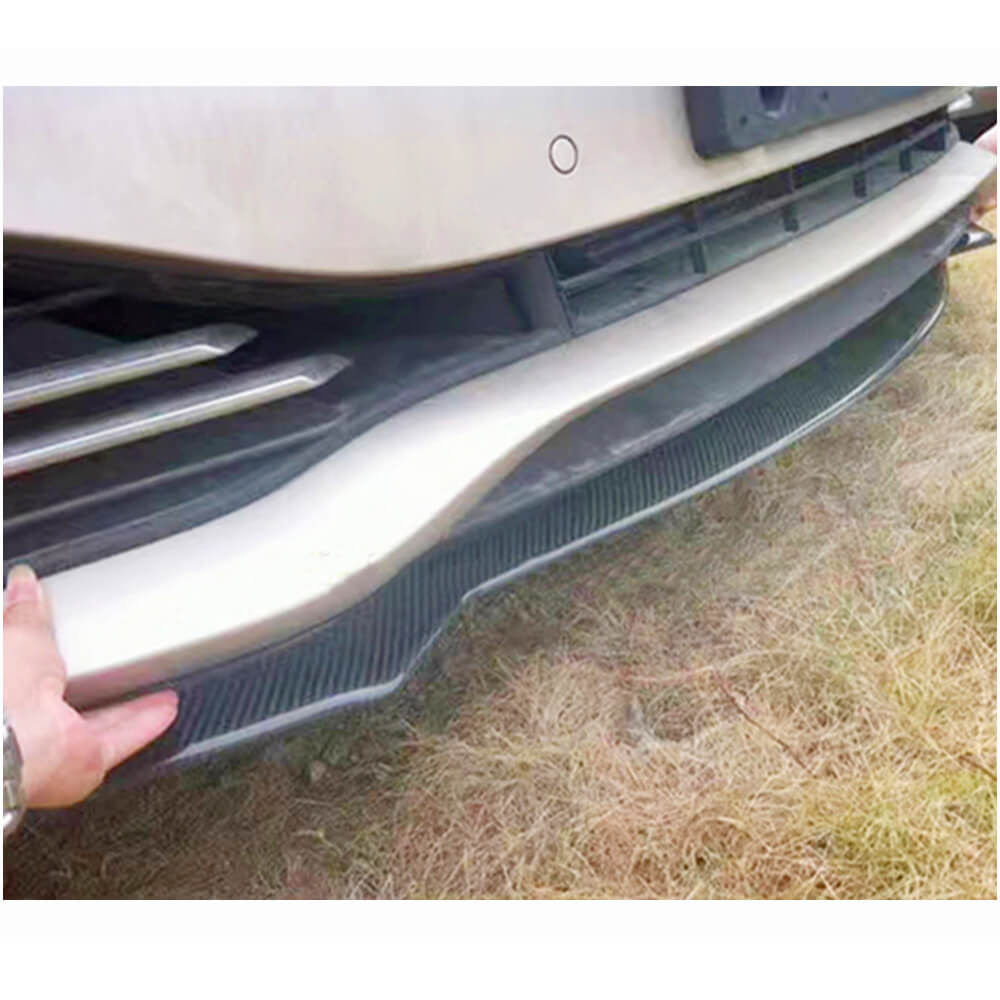 Front Bumper Lip Spoiler (for Base 2013-2016, Carbon) for BMW 4 Series F-32 2012-2020 - image 2