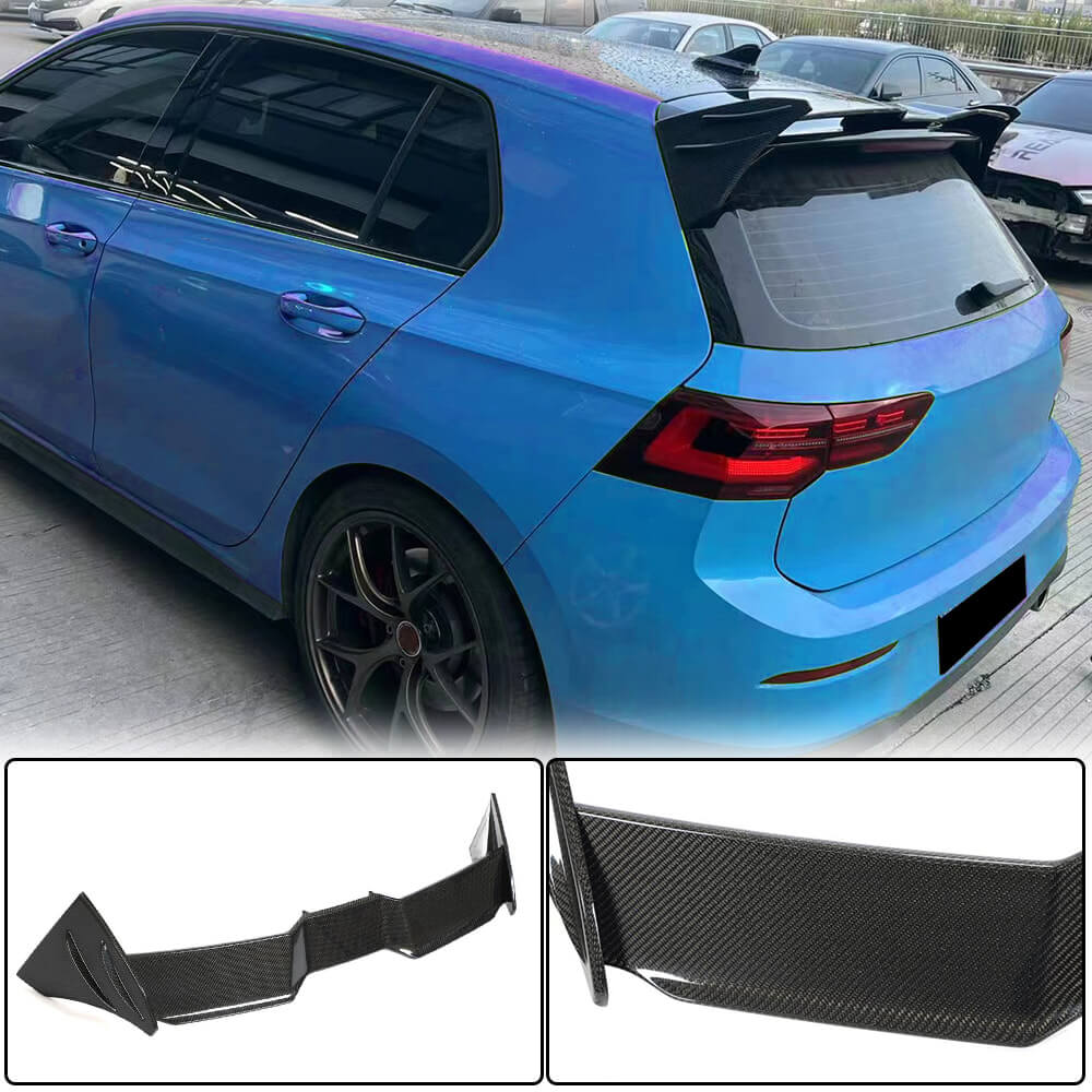Spoiler V2 (for GTI/R EU 2019-2024, Carbon) for Volkswagen Golf 8 2019- - image 2