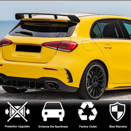 Covers on the rear bumper (for A45 AMG 2021-2023, Carbon) for Mercedes A-class W177 2018↗ - image 2