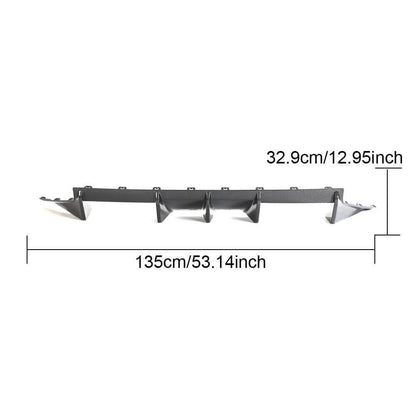 Rear Bumper Diffuser Carbon Fiber V3 (G87) for BMW 2 Series G42 2021- - image 2