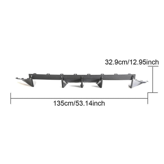 Rear Bumper Diffuser Carbon Fiber V3 (G87) for BMW 2 Series G42 2021- - image 2