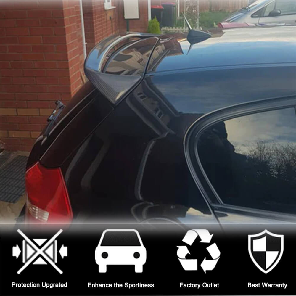 Rear Roof Spoiler Carbon Fiber (E81/E87) for BMW 1 series E81/82/87/88 2004-2011 - image 2