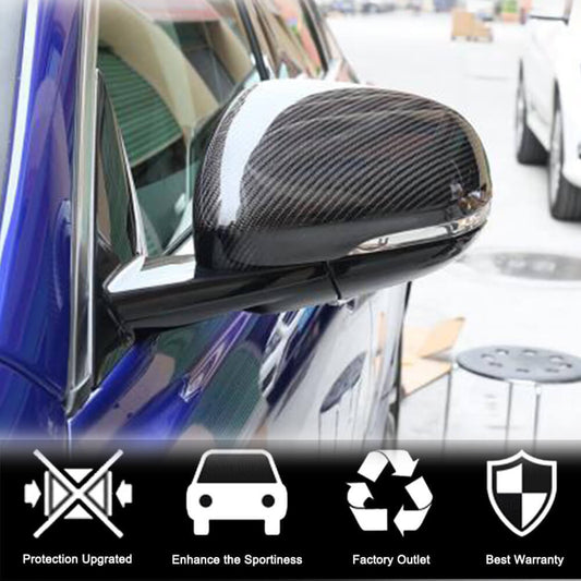 Mirror covers V1 (2015-2019, Carbon) for Jaguar XE 2015- - image 2