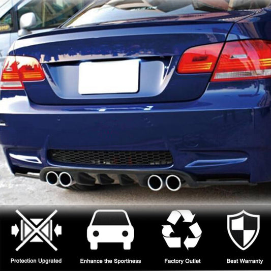 Rear Bumper Diffuser Carbon Fiber V1 (for E92/E93 M3) for BMW 3 series E-90/91/92/93 2005-2011 - image 2