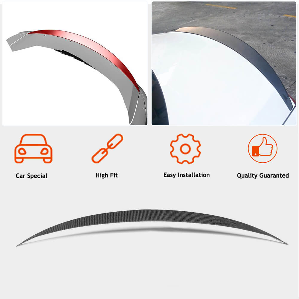 Spoiler V4 (Carbon) for Maserati Quattroporte 2013-2023 - image 2