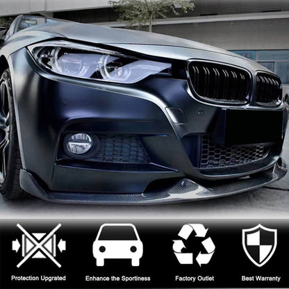 Front Bumper Lip Carbon Fiber V1 (M-Sport) for BMW 3 series F-30/31/34 2012-2019 - image 2