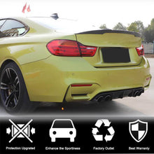 Rear Bumper Diffuser Carbon Fiber V10 (for F82/F83) for BMW 4 series F-32 2012-2020 - image 2