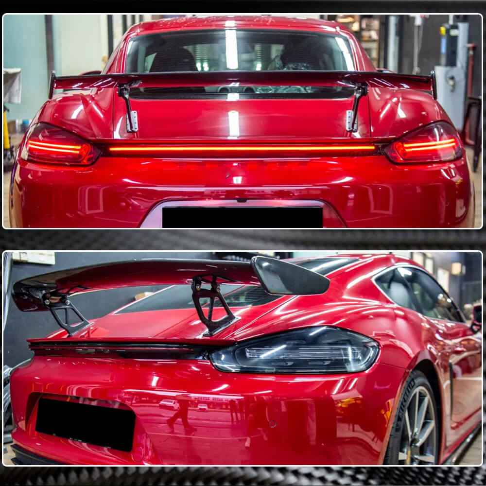 Spoiler (for GT4 Coupe, Carbon) for Porsche Boxster/Cayman 982 (718) 2016- - image 3