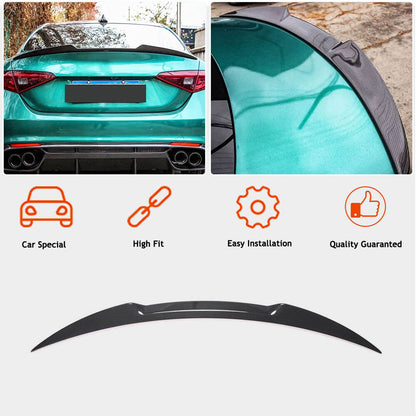 Spoiler V5 (Dry Carbon) for Alfa Romeo Giulia 2016-2022 - image 3