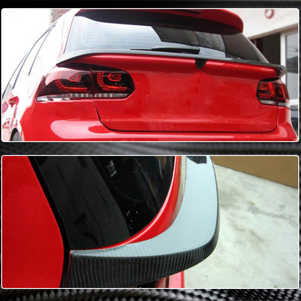 Lower spoiler (for GTI/R HB 2010-2013, Carbon) for Volkswagen Golf 6 - image 3
