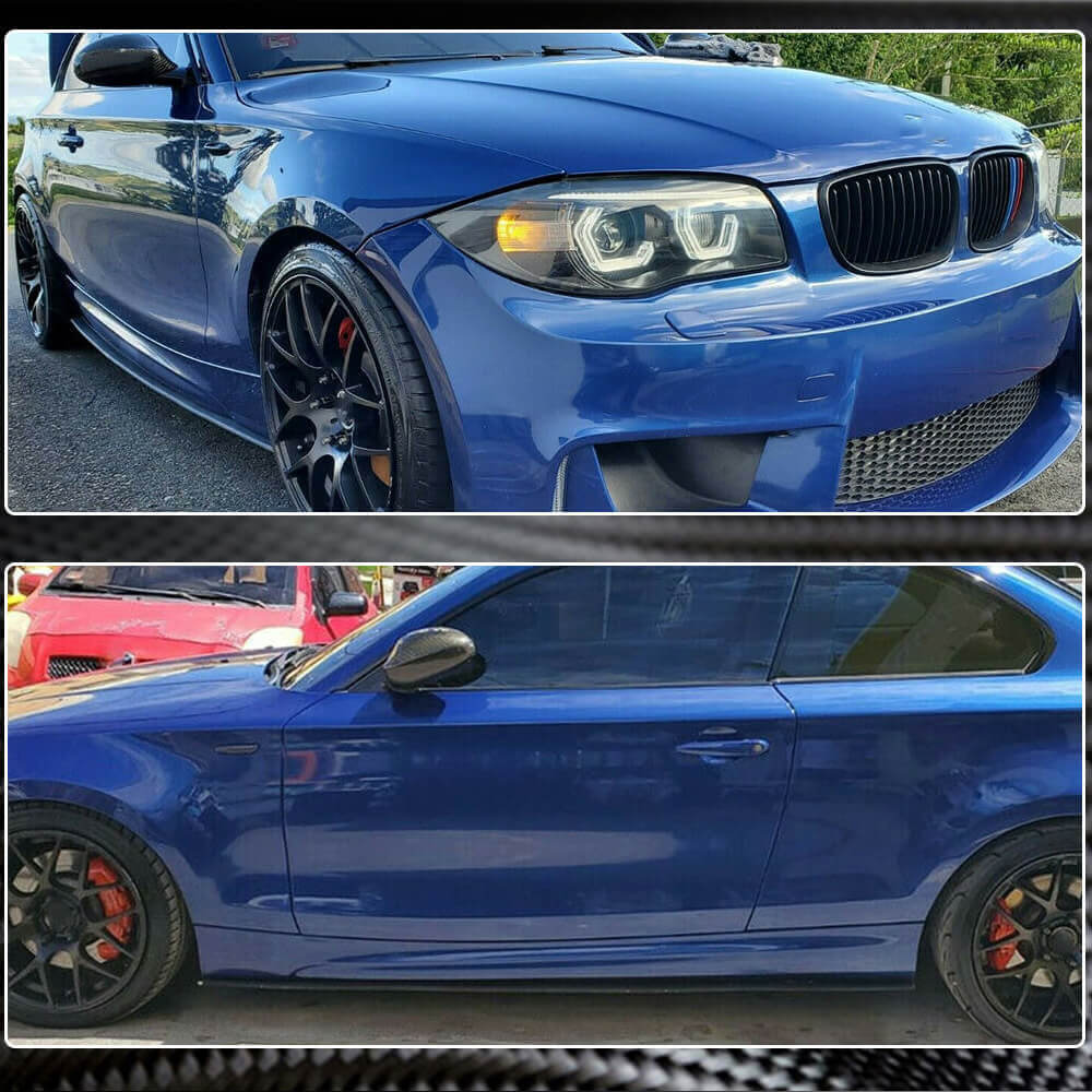 Side Skirts Carbon Fiber (for E82) for BMW 1 series E81/82/87/88 2004-2011 - image 3