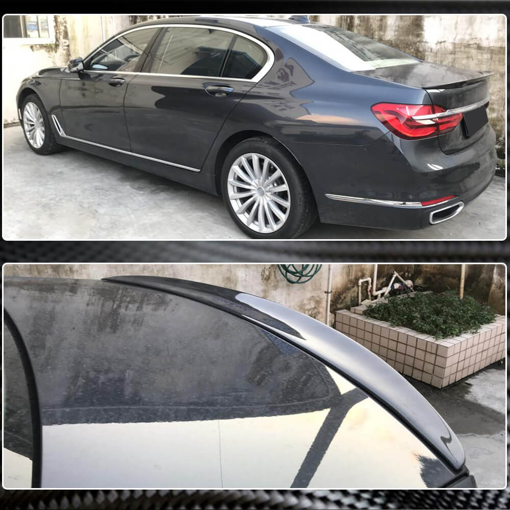 Rear Trunk Spoiler Carbon Fiber V3 for BMW 7 series G11/G12 - image 3
