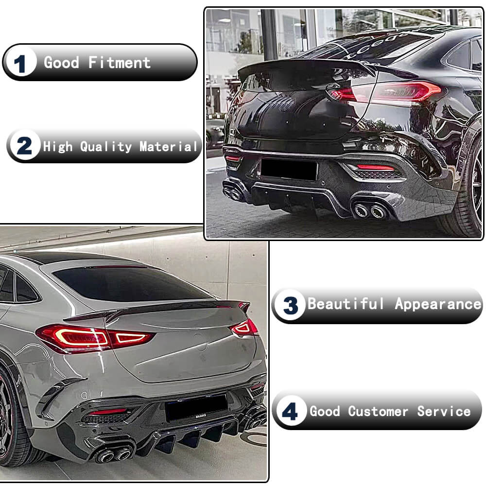 Spoiler (Carbon) for Mercedes GLE coupe C167 2019↗︎ - image 3